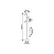 Lampadar Rabalux HATICE metal, sticla, negru, fumuriu, E14 - 74279