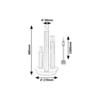 Veioza Rabalux RAMIRA metal, acril, aur, transparent, G9 - 74366