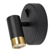 Aplica de perete pentru baie Rabalux KADIR metal, negru, aur, LED, 3W,4000K, 270Lm, IP44 - 75040