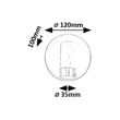 Aplica de perete pentru baie Rabalux KADIR metal, negru, aur, LED, 3W,4000K, 270Lm, IP44 - 75040