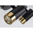 Aplica de perete pentru baie Rabalux KADIR metal, negru, aur, LED, 6W,4000K, 550Lm, IP44 - 75041