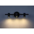 Aplica de perete pentru baie Rabalux KADIR metal, negru, aur, LED, 9W,4000K, 820Lm, IP44 - 75042