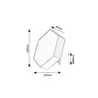Lampa decor Rabalux JOCKER plastic, negru, transparent, LED, 1W - 76023