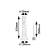 Veioza pentru copii Rabalux POPPILOL metal, sticla, argintiu, transparent, LED, 25W, 3000K, 34Lm - 76025