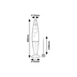 Veioza pentru copii Rabalux LOLLIPOP metal, sticla, argintiu, transparent, LED, 25W, 3000K, 29Lm - 76107