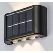 Lampa solara decor Rabalux Kangton plastic, negru, alb, LED, 3000K, 1,2W, 8lm, IP44 - 77024