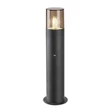 Lampadar exterior cu senzor Rabalux Teplice metal, plastic, negru, fumuriu, E27, IP44 - 77027