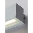 Aplica de perete exterioara Rabalux MATARO metal, sticla, alb, LED, 4000K, 10W, 970lm, IP54 - 77076