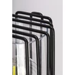 Aplica de perete exterioara Rabalux HAREN metal, plastic, negru, transparent, E27, IP54 - 77083