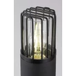 Lampadar exterior Rabalux HAREN metal, plastic, negru, transparent, E27, IP54 - 77084