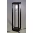 Lampadar exterior Rabalux ZERNEST metal, plastic, negru, transparent, E27, IP54 - 77087