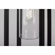 Lampadar exterior Rabalux ZERNEST metal, plastic, negru, transparent, E27, IP54 - 77087