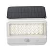 Aplica de perete solara de exterior cu senzor Rabalux FLAXTON plastic, alb, transparent, LED, 4000K, 7W, 700lm, IP54 - 77090