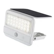 Aplica de perete solara de exterior cu senzor Rabalux FLAXTON plastic, alb, transparent, LED, 4000K, 7W, 700lm, IP54 - 77090