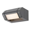 Aplica de perete exterioara Rabalux MEDNA metal, plastic, antracit, alb, LED, 3000K, 8W, 530lm, IP54 - 77103