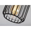 Pendul exterior Rabalux TARPA metal, plastic, negru, transparent, E27, IP44 - 77107