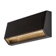Aplica de perete exterioara Rabalux IBAR plastic, negru, transparent, LED, 3W, 250lm, 3000K, IP54 - 77109