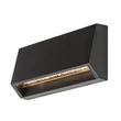 Aplica de perete exterioara Rabalux IBAR plastic, negru, transparent, LED, 3W, 250lm, 3000K, IP54 - 77109