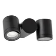 Aplica de perete exterioara Rabalux ENOL metal, sticla, negru, transparent, GU10, IP44 - 77111