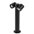 Lampadar exterior Rabalux ENOL metal, sticla, negru, transparent, GU10, IP44 - 77113
