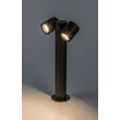 Lampadar exterior Rabalux ENOL metal, sticla, negru, transparent, GU10, IP44 - 77113