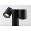 Lampadar exterior Rabalux ENOL metal, sticla, negru, transparent, GU10, IP44 - 77113