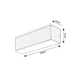 Aplica de perete exterioara Rabalux MATARO metal, plastic, negru, alb, LED, 12W, 950lm, 3000K, IP54 - 77114