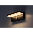 Aplica de perete exterioara cu senzor de miscare Rabalux ZARAGOZA plastic, negru, alb, LED, 9W, 800lm, 2700K-4000K-6500K, IP54 - 77115