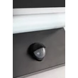 Aplica de perete exterioara cu senzor de miscare Rabalux ZARAGOZA plastic, negru, alb, LED, 9W, 800lm, 2700K-4000K-6500K, IP54 - 77115