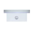 Aplica de perete exterioara cu senzor de miscare Rabalux BATIDA plastic, alb, LED, 9W, 950lm, 2700K-4000K-6500K, IP54 - 77120