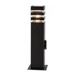 Lampadar exterior Rabalux ANKARA metal, plastic, negru, transparent, E27, IP44 - 77122