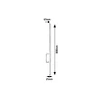 Aplica de perete exterioara Rabalux KELEBIA metal, plastic, negru, alb, LED, 12W, 1000lm, 3000K, IP44 - 77125