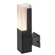 Aplica de perete exterioara Rabalux DARVAS metal, plastic, negru, transparent, LED, 7W, 450lm, 2700K-4000K-6000K, IP54 - 77126