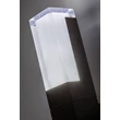 Aplica de perete exterioara Rabalux DARVAS metal, plastic, negru, transparent, LED, 7W, 450lm, 2700K-4000K-6000K, IP54 - 77126