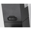 Aplica de perete exterioara Rabalux DARVAS metal, plastic, negru, transparent, LED, 7W, 450lm, 2700K-4000K-6000K, IP54 - 77126