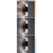 Aplica de perete exterioara Rabalux DARVAS metal, plastic, negru, transparent, LED, 12W, 830lm, 2700K-4000K-6000K, IP54 - 77127