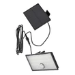 Lampa solara Rabalux ZAVOD plastic, negru, transparent, LED, 8W, 800lm, 5000K, IP65 - 77129