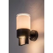 Aplica de perete exterioara Rabalux LEITHA metal, plastic, negru, alb, LED, 12W, 740lm, 3000K, IP44 - 77130
