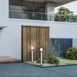 Lampadar exterior Rabalux LEITHA metal, plastic, negru, alb, LED, 12W, 700lm, 3000K, IP44 - 77132