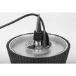 Lampa decor Rabalux BURDUR plastic, negru, transparent, LED, 2W, 180lm, 3000K, IP44 - 77142