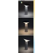 Lampa decor Rabalux POLPERRO plastic, negru, alb, LED, 3W, 180lm, 2800K-4000K-6500K - 77147
