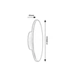 Aplica de perete exterioara Rabalux RUST plastic, gri, alb, LED, 15W, 1500lm, 2700K-4000K-6500K, IP65 - 77152