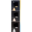 Aplica de perete exterioara Rabalux URFA plastic, negru, alb, LED, 9W, 900lm, 2700K-4000K-6500K, IP65 - 77154