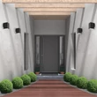 Aplica de perete exterioara Rabalux URFA plastic, negru, alb, LED, 9W, 900lm, 2700K-4000K-6500K, IP65 - 77156