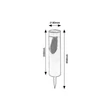 Lampa solara Rabalux RAVELLO plastic, negru, LED, 0.1W, 5lm, 3000K, IP44 - 77158