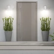Aplica de perete exterioara Rabalux URFA plastic, alb, LED, 9W, 900lm, 2700K-4000K-6500K, IP65 - 77161