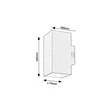 Aplica de perete exterioara Rabalux URFA plastic, alb, LED, 18W, 1800lm, 2700K-4000K-6500K, IP65 - 77164