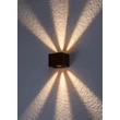Aplica de perete exterioara Rabalux HALLSTATT metal, sticla, maro, transparent, LED, 10W, 320lm, 3000K, IP54 - 77169