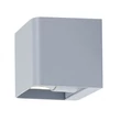Aplica de perete exterioara Rabalux HALLSTATT metal, sticla, gri, transparent, LED, 10W, 360lm, 3000K, IP54 - 77170