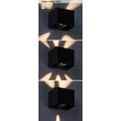 Aplica de perete exterioara Rabalux HALLSTATT metal, sticla, gri, transparent, LED, 10W, 360lm, 3000K, IP54 - 77170